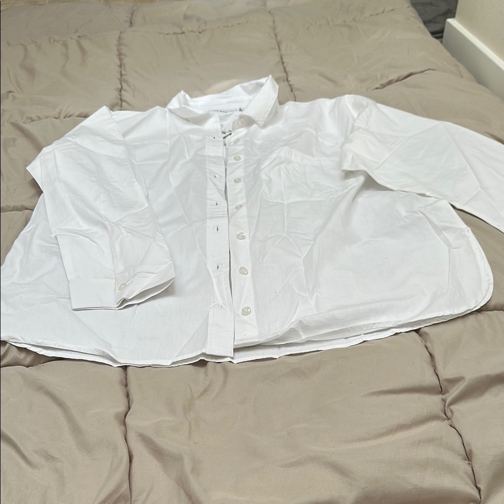 Classic White Button Down Shirt